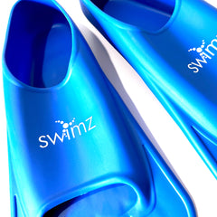 Swimz Missile Extra-Short Swimming Training Fins - Royal Blue