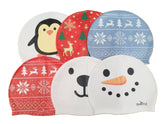 Christmas Themed Silicone Swim caps - Great Value Multi Buys