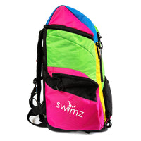 Swimz Freestyle Backpack V2.0 45L Sports / Swim Backpack - Large 45L Capacity Swim Bag - Multi Brights