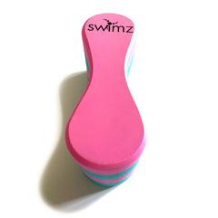 Swimz Senior Club Swimming Pull Buoy - Blue/Pink