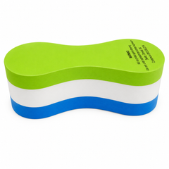 Swimz Junior Club Pull Buoy - Blue White Lime