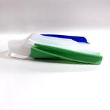 Swimz Turbine Silicone Pro Swim Fins - Blue/White/Lime