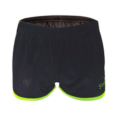 Swimz Core Unisex Drag Shorts - Black / Acid Lime