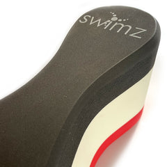 Swimz Senior Club Pull Buoy - Black/White /Red