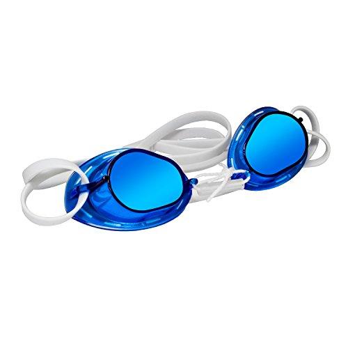 Dual Mirror Swedish Style swimming Goggles (Blue Mirror)