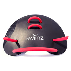 Swimz Club Swimming Finger Paddles - Black / Red / White