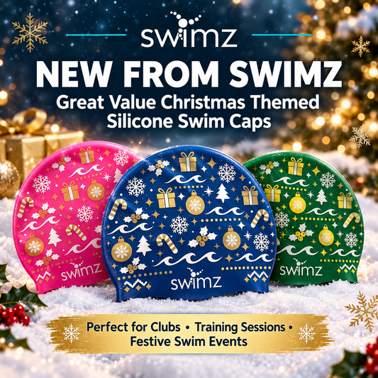 Silicone Christmas Swim Caps - 2026