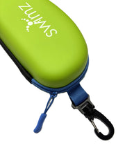 Swimz Armour Swim Goggle Case Pro - Lime/Blue/White