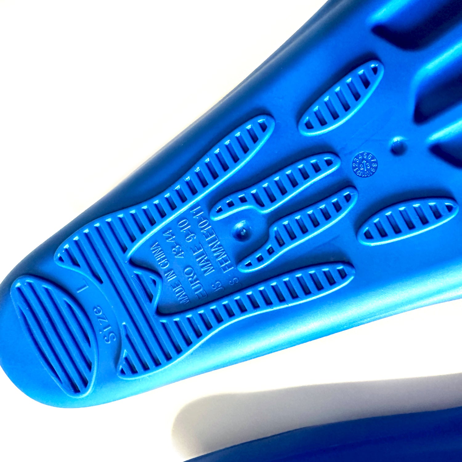 Swimz Missile Extra-Short Swimming Training Fins - Royal Blue