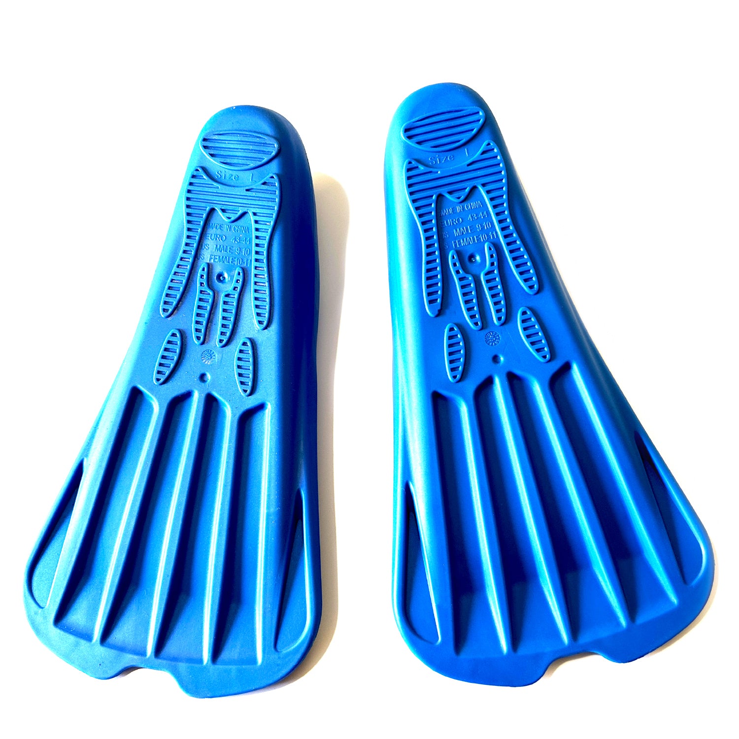 Swimz Missile Extra-Short Swimming Training Fins - Royal Blue