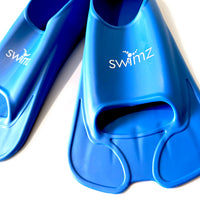 Swimz Missile Extra-Short Swimming Training Fins - Royal Blue