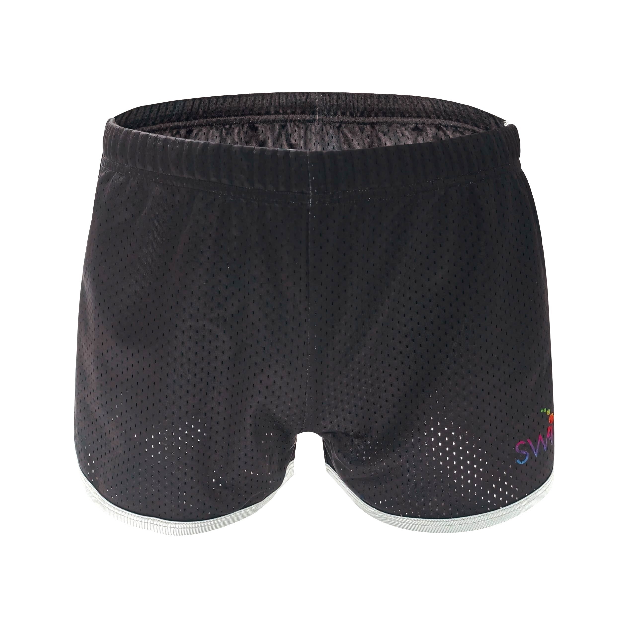 Swimz Core Unisex Drag Shorts - Black / Silver / Multi