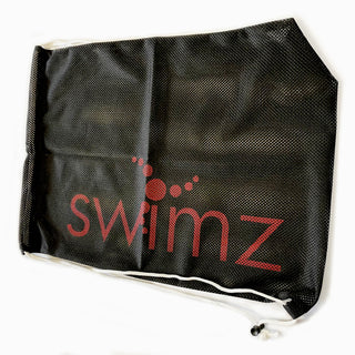 Swimz Swimming Equipment Mesh Bag - Black/Red/White
