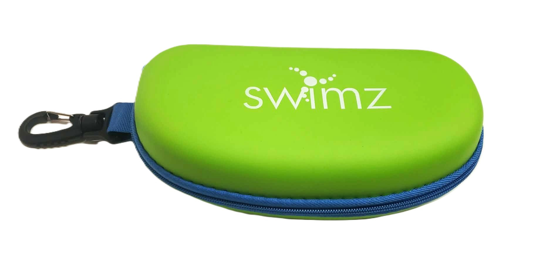 Swimz Armour Swim Goggle Case Pro - Lime/Blue/White