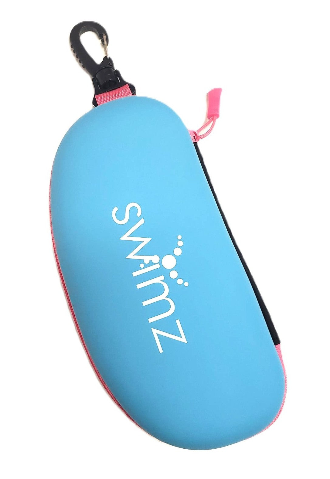 Swimz ATOM Goggles & Pro Storage Case Bundle – Blue/Pink