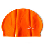 Swimz Latex Swimming Cap (Orange)