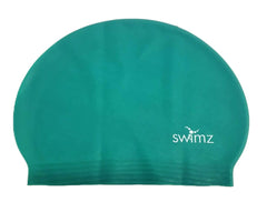 Swimz Latex Swimming Cap (Mid Green)