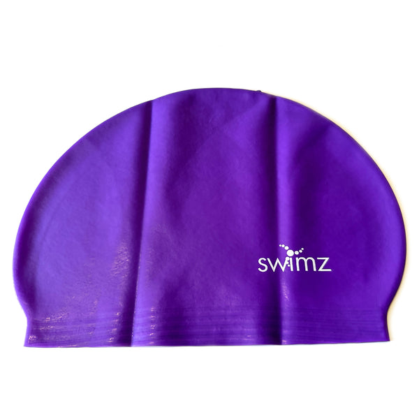 Swimz Latex Swimming Cap (Purple)