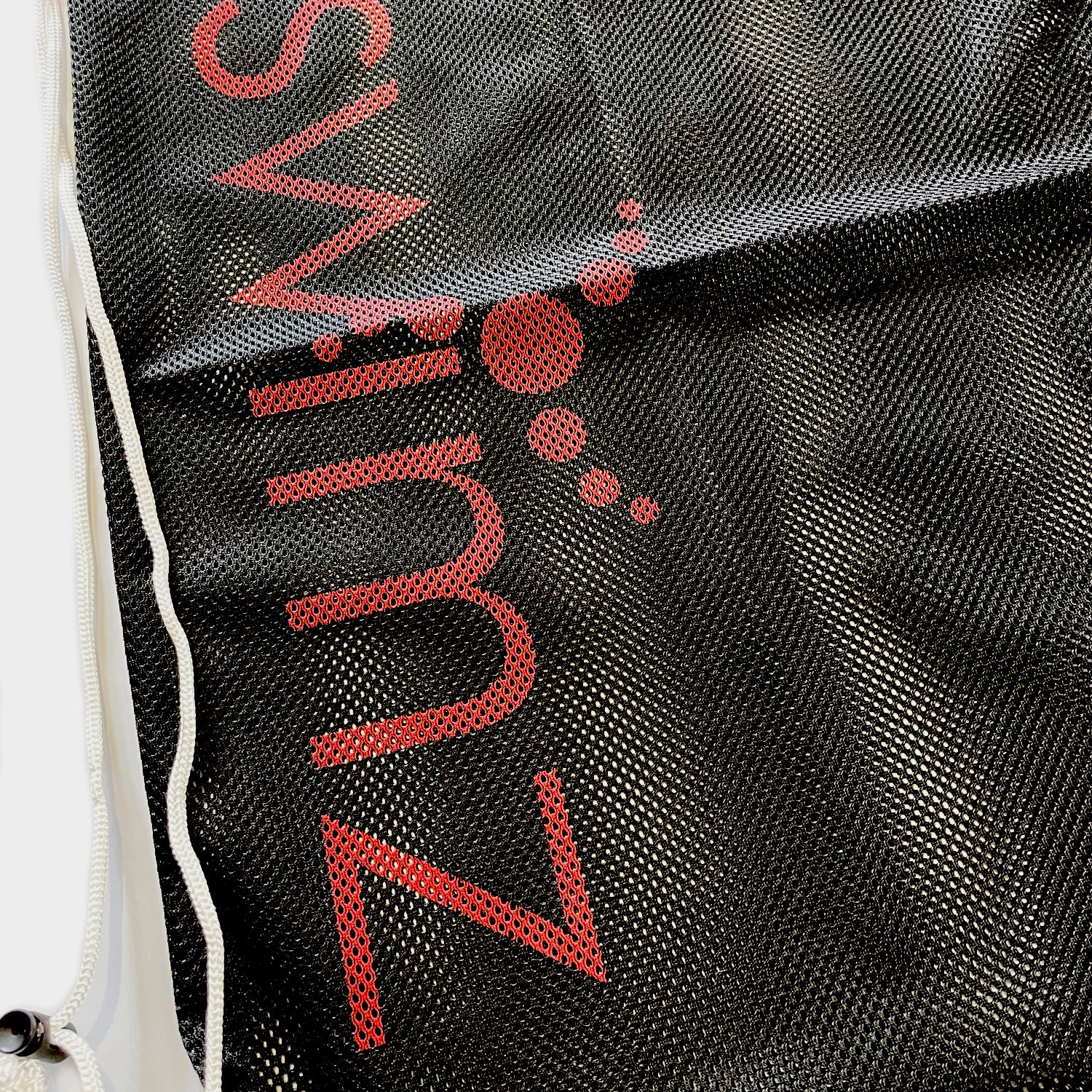 Swimz Swimming Equipment Mesh Bag - Black/Red/White