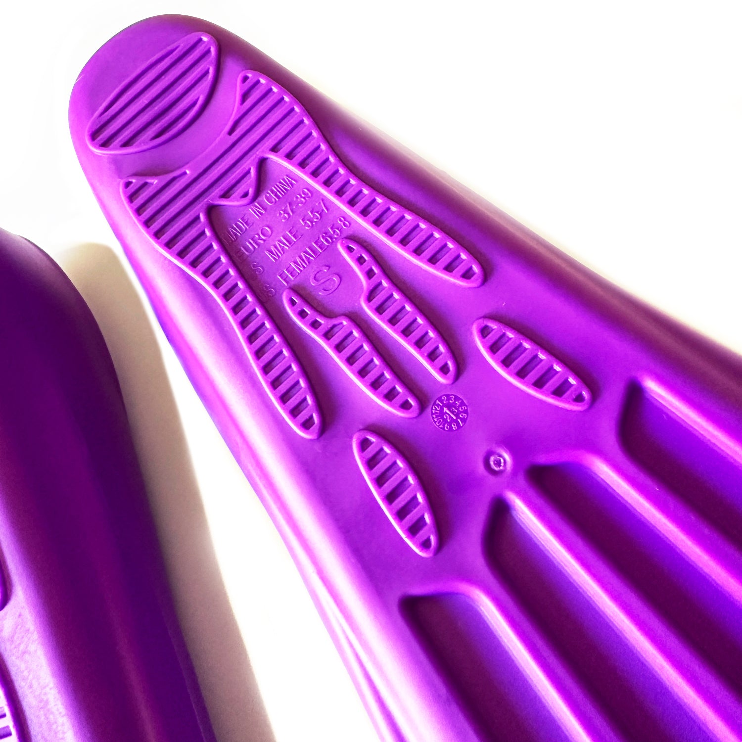 Swimz Missile Extra-Short Swimming Training Fins - Purple