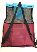 Swimz Elite Club Mesh Backpack - Multi Brights, Large Swimming mesh Bag