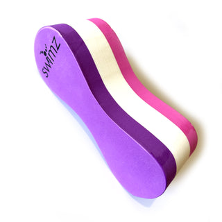 Swimz Junior Club Swimming Pull Buoy - Purple/White/Pink