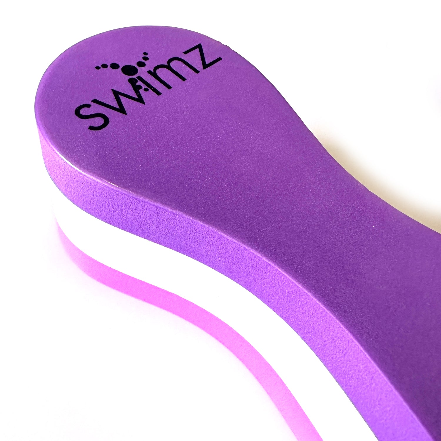 Swimz Junior Club Pull Buoy - Purple White Pink