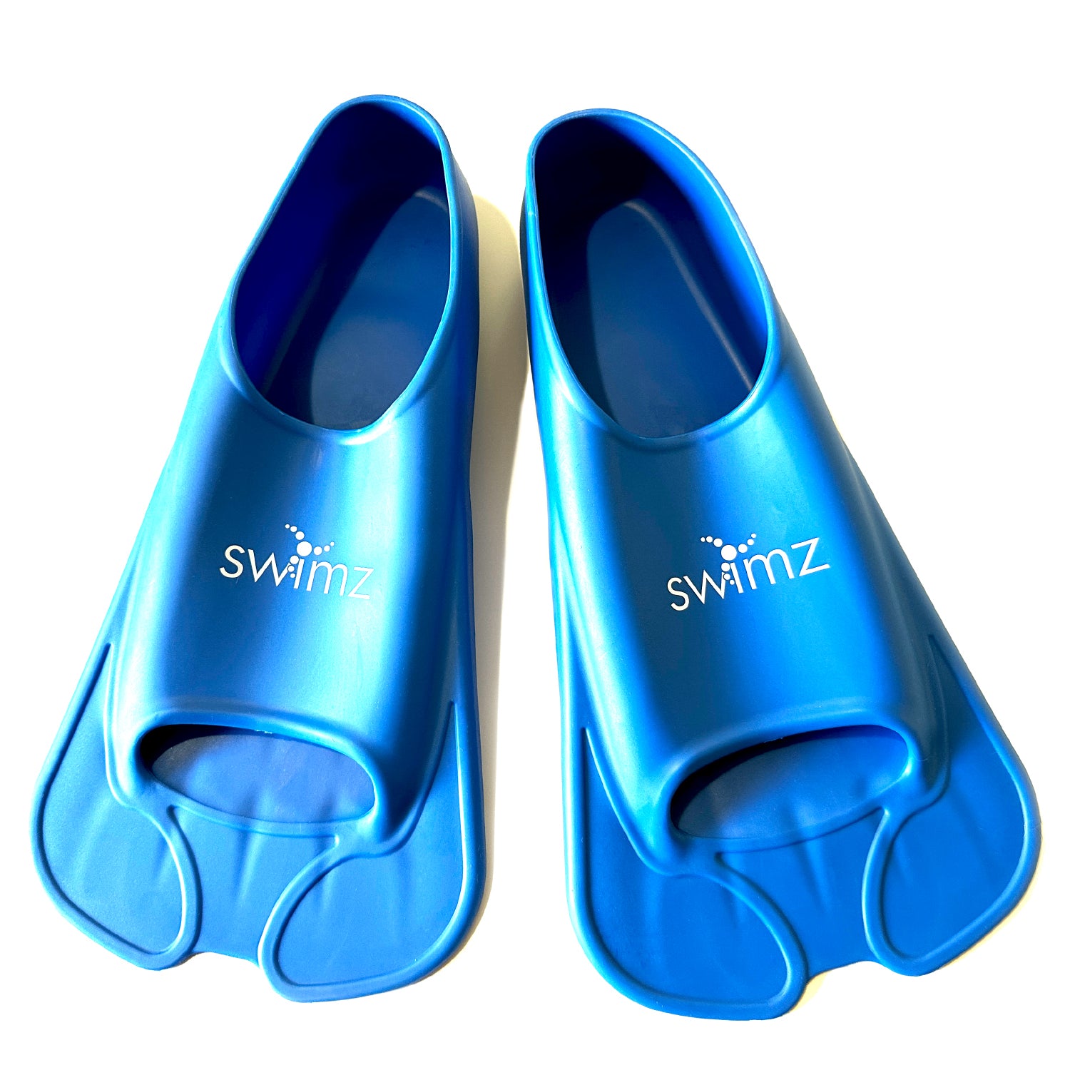 Swimz Missile Extra-Short Swimming Training Fins - Royal Blue