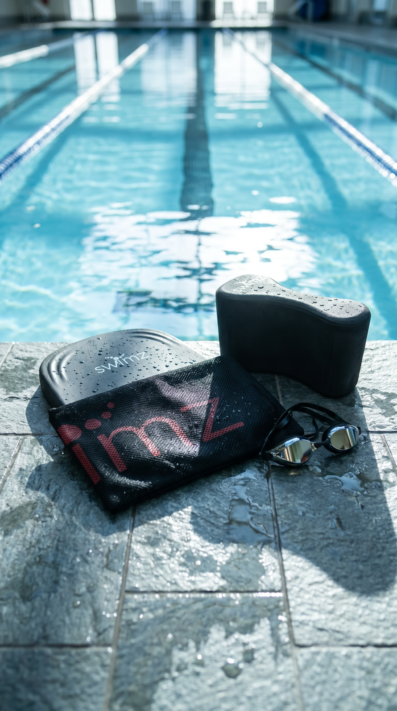 Swimz Pro Swimming Training Kit Bundle – Black