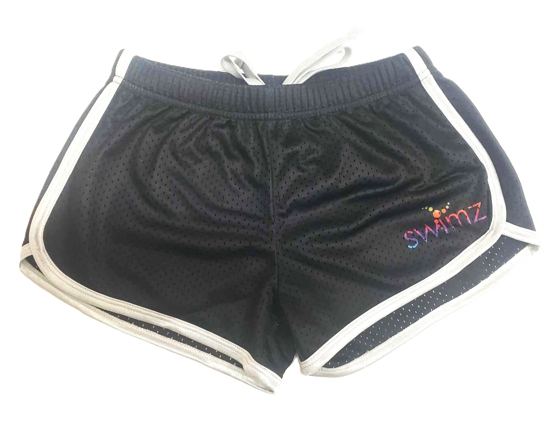 Swimz Core Unisex Drag Shorts - Black / Silver / Multi
