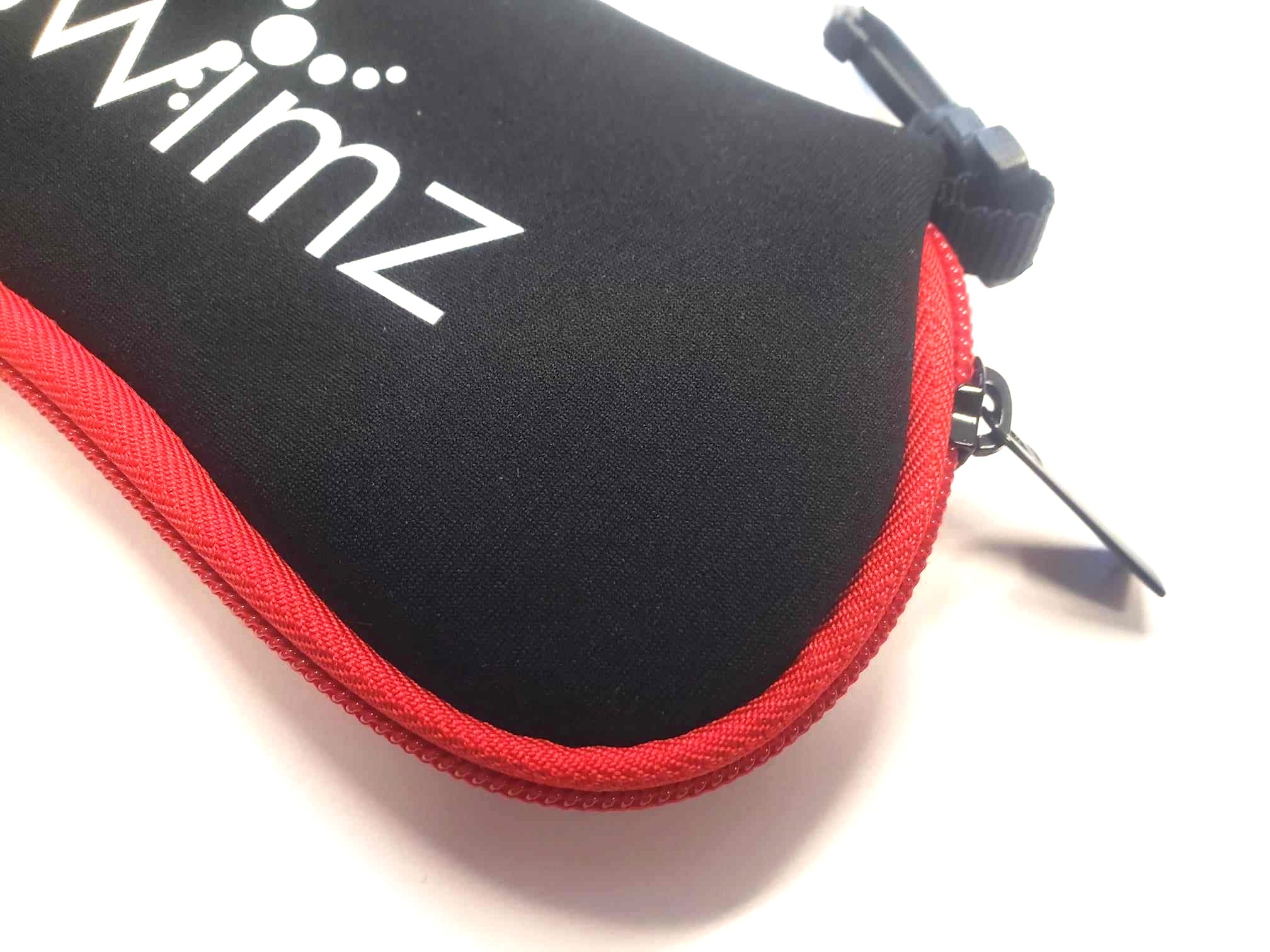Swimz Soft Neoprene Goggle Pouch - Black / Red / White