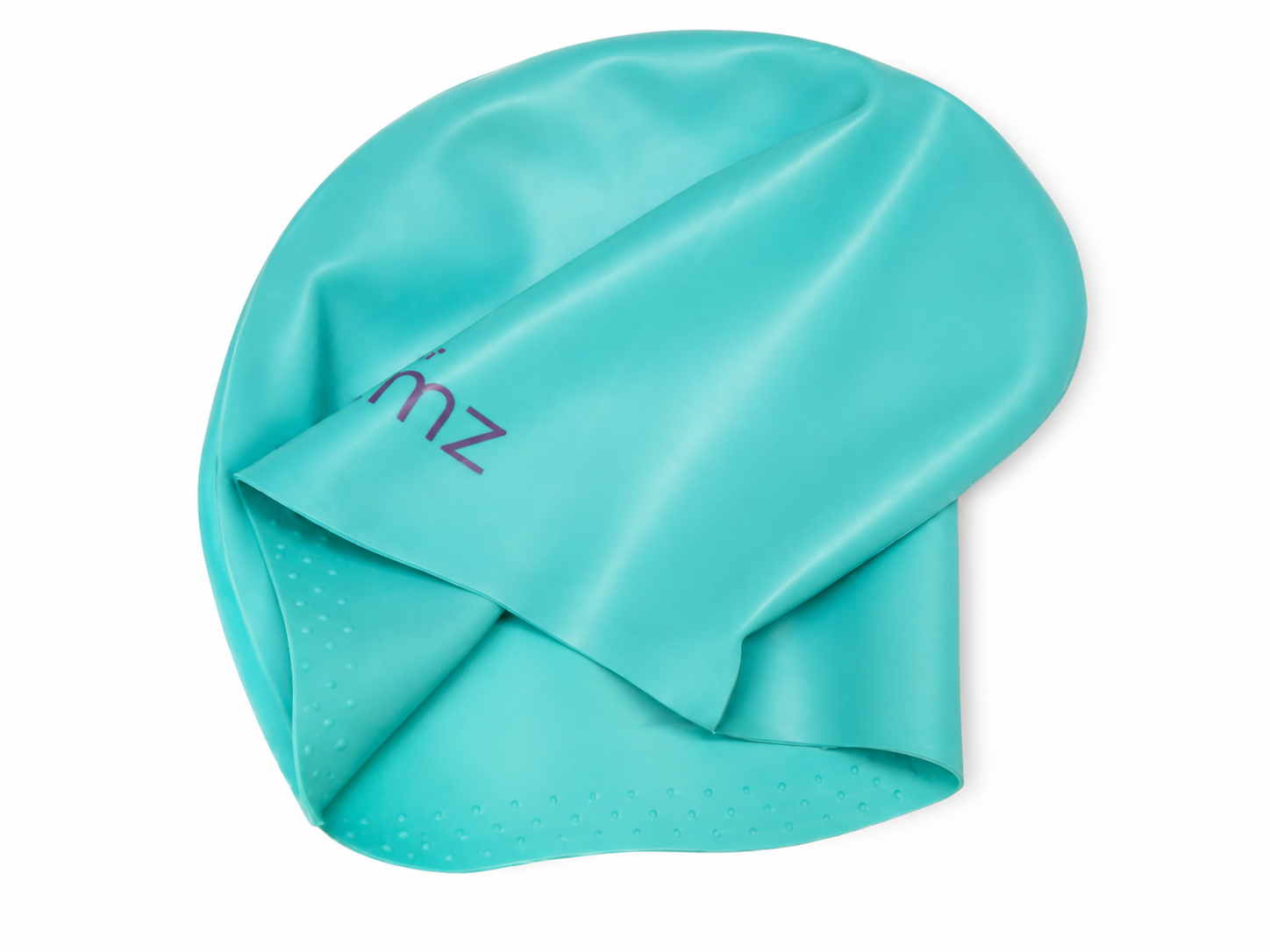 Swimz Long Hair Silicone swim cap - 100% soft Silicone (Mint)