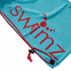 Swimz Swimming Equipment Mesh Bag - Teal/Red