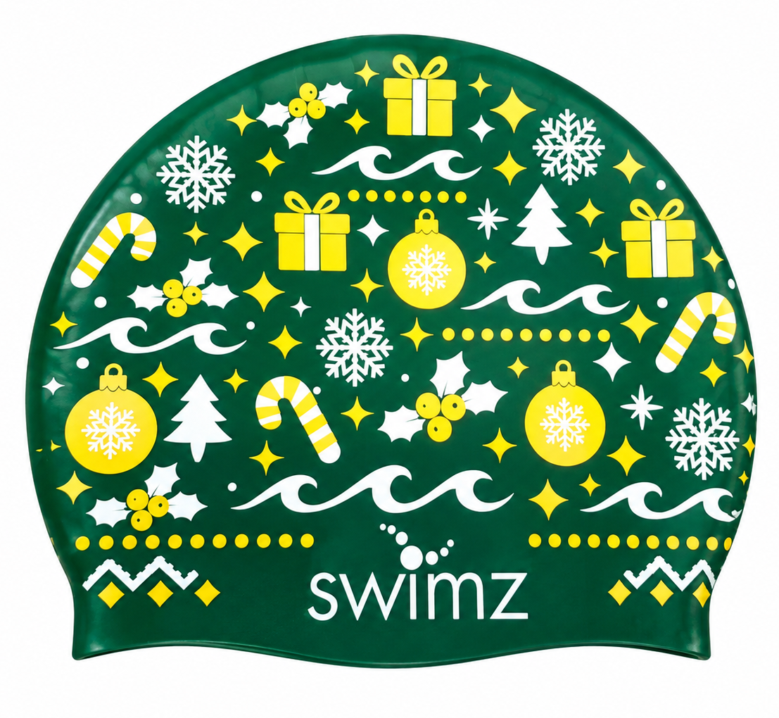 Christmas Silicone Swim Caps – Multi-Buy Savings