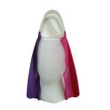 Swimz Turbine Silicone Pro Swim Fins - Purple/White/Pink