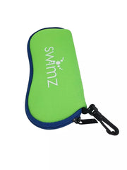 Swimz Soft Neoprene Goggle Pouch - Lime / Royal / White