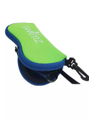 Swimz Soft Neoprene Goggle Pouch - Lime / Royal / White