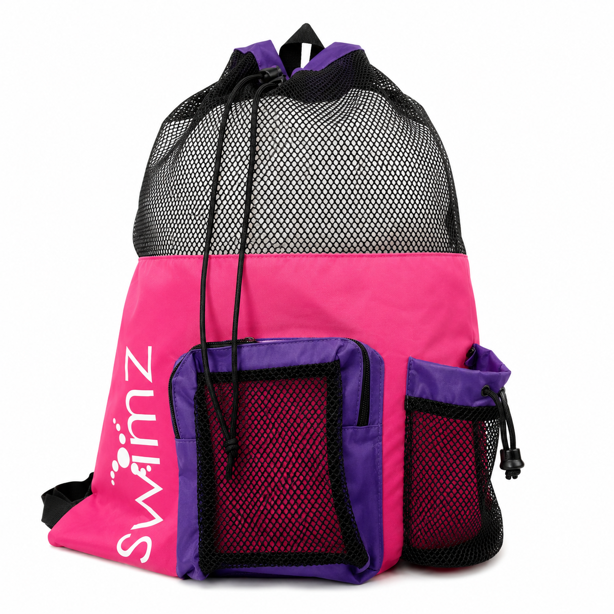 Swimz Junior Club Swimming Training Bundle (Elite) - Purple/White/Pink