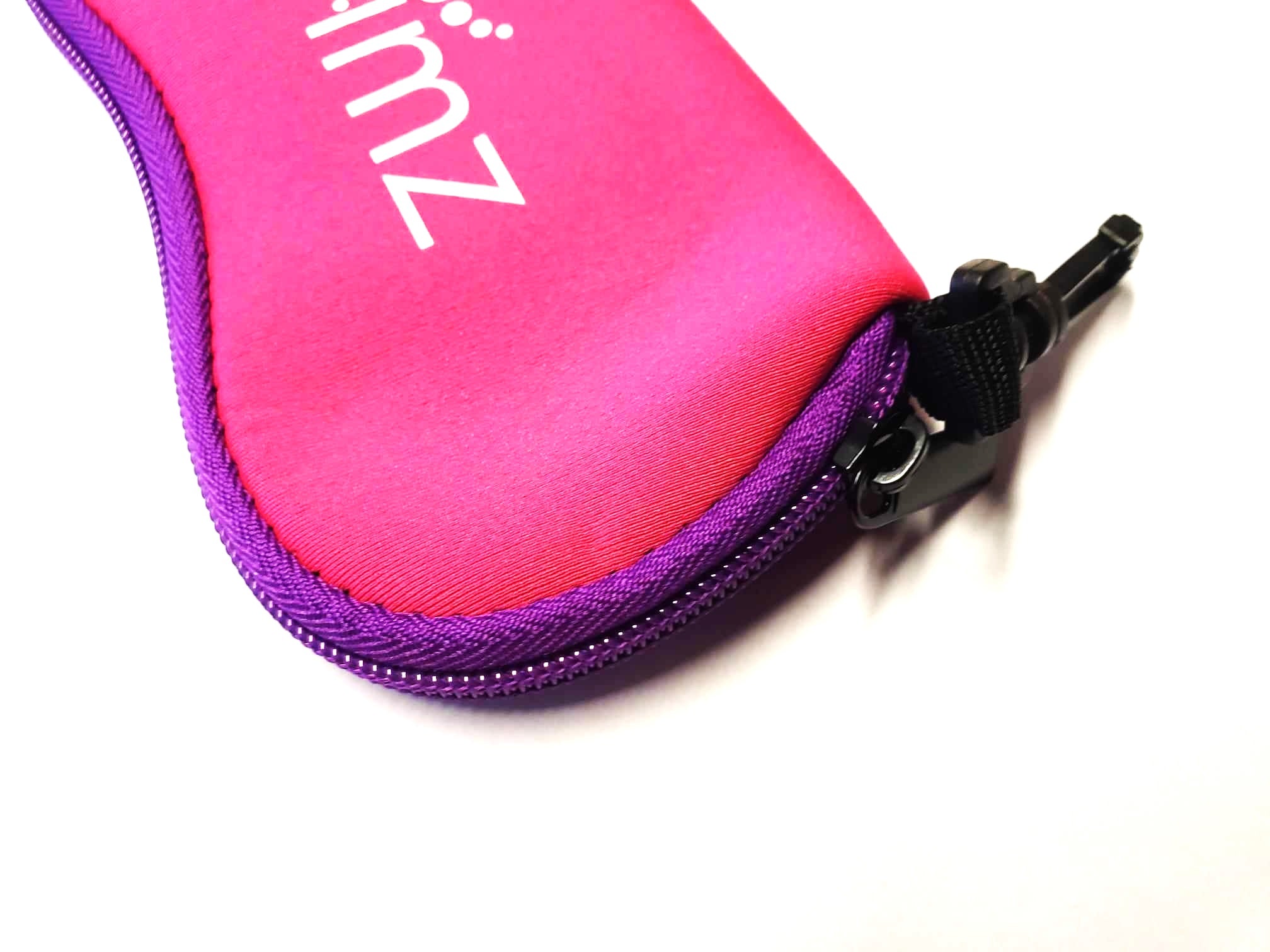 Swimz Soft Neoprene Goggle Pouch - Pink / Purple / White