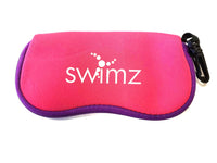 Swimz Soft Neoprene Goggle Pouch - Pink / Purple / White