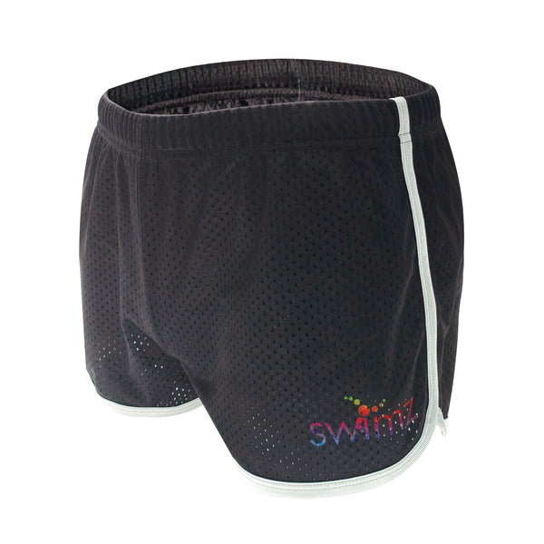 Swimz Core Unisex Drag Shorts - Black / Silver / Multi