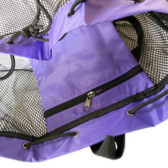 Swimz Elite Club Large Swimming Mesh Backpack - Pink/White/Purple