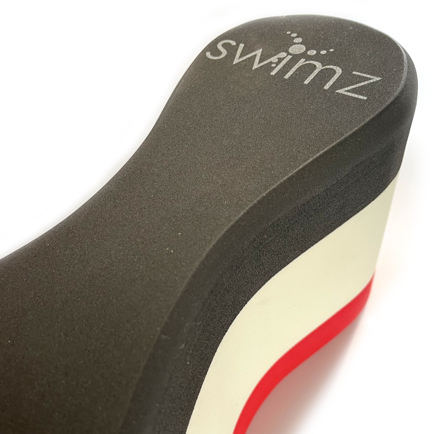 Swimz Senior Club Pull Buoy - Black/White /Red