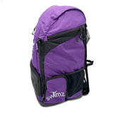 Swimz Freestyle Backpack V2.0 45L Sports / Swim Backpack - Large 45L Capacity Swim Bag (Purple / Black)