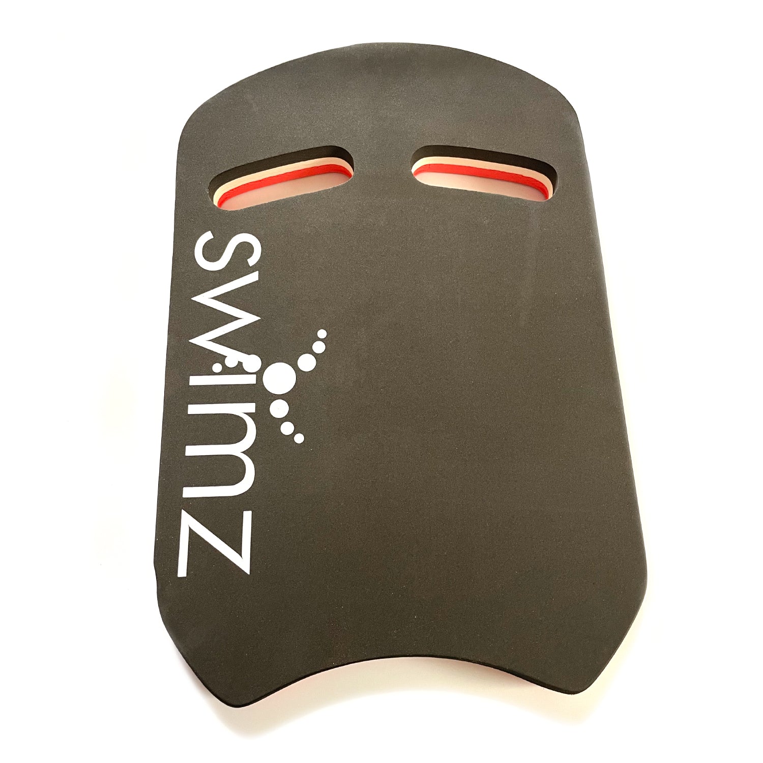 Swimz Senior Club Kickboard - Black / White / Red