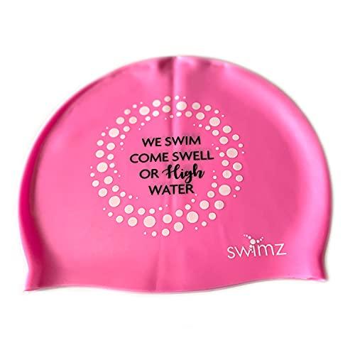 Swimz ''We Swim'' silicone swim cap - Pink