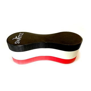 Swimz Junior Club Swimming Pull Buoy - Black/White/Red