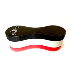 Swimz Junior Club Pull Buoy - Black/White/Red