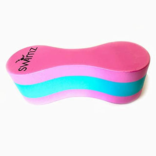 Swimz Junior Club Swimming Pull Buoy - Blue/Pink