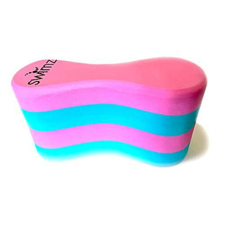 Swimz Senior Club Swimming Pull Buoy - Blue/Pink